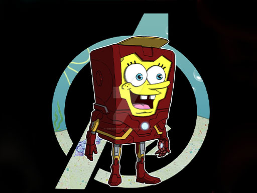 spongebob iron man - Cookie Jam Game - Your Place for the Best Online Games