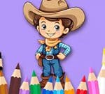 Coloring Book: Cowboy